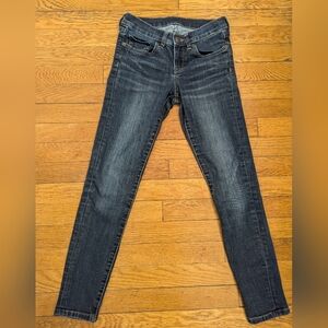 Banana Republic Jeans Skinny Petite Medium Wash Blue Denim Pants Size 23